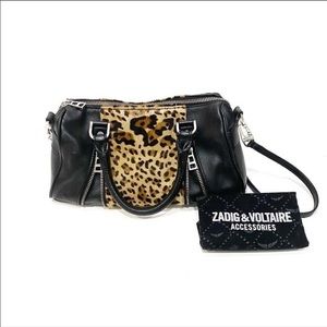 Zadig & Voltaire Cheetah/Leopard Bowling Bag